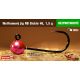 #6 - 1,5 g, M-Pink, 5 pcs