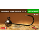 #6 - 1,5 g, Nikl, 5 pcs