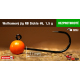 #6 - 1,5 g, Orange, 5 pcs