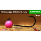 #6 - 1,5 g, Pink, 5 pcs