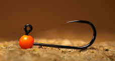 Barbless Tungsten Jig Head RedBass Sickle vel. 8 - 14 mm
