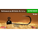#8 - 0,5 g, Black, 5 pcs