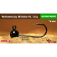 #8 - 1,0 g, Black, 5 pcs
