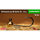 #8 - 1,0 g, Gold, 5 pcs