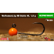 #8 - 1,0 g, Orange, 5 pcs