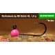 #8 - 1,0 g, Pink, 5 pcs