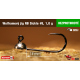 #8 - 1,0 g, Silver, 5 pcs