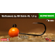 #8 - 1,5 g, Orange, 5 pcs