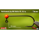 #2 - 0,5 g, Red, 5 pcs