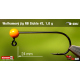 #2 - 1,0 g, Orange, 5 pcs