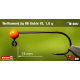 #2 - 1,0 g, Red, 5 pcs