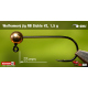 #2 - 1,5 g, Gold, 5 pcs