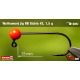 #2 - 1,5 g, Red, 5 pcs