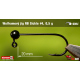 #4 - 0,5 g, Black, 5 pcs