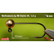 #4 - 1,5 g, Gold, 5 pcs