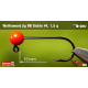 #4 - 1,5 g, Red, 5 pcs