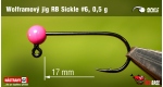 #6 - 0,5 g, Pink, 5 ks