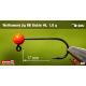 #6 - 1,0 g, Red, 5 ks