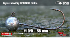 Jig REDBASS Sickle #10/0 - 58 mm