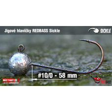 Jig REDBASS Sickle #10/0 - 58 mm