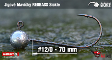 Jig REDBASS Sickle #12/0 - 70 mm