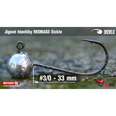 Jig REDBASS Sickle #3/0 - 33 mm