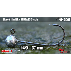 Jig REDBASS Sickle #4/0 - 37 mm