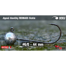 Jig REDBASS Sickle #6/0 - 44 mm