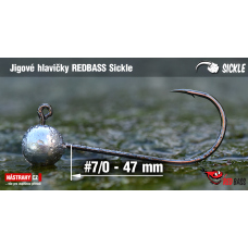 Jig REDBASS Sickle #7/0 - 47 mm