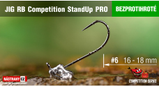 Barbless Jig RB StandUp Pro Competition #6 - 18 mm