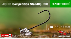 Barbless Jig RB StandUp Pro Competition #8 - 17 mm