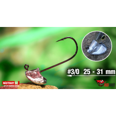 Jig REDBASS StandUp Pro Classic #4/0, 25 - 31 mm, 5 pcs