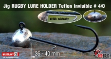 Jig Teflon Invisible RUGBY - Lure holder #4/0 - 42 mm