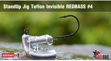 Stand Up Jig Teflon Invisible StandUp REDBASS # 4, 5 pcs