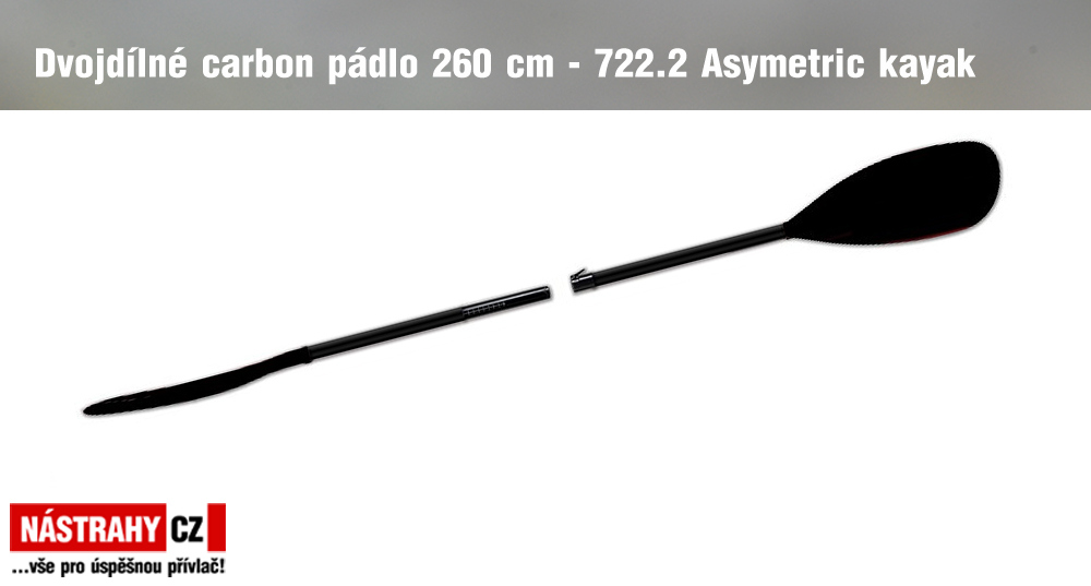 Two-piece carbon Paddle 722.2 Asymetric 260 cm Two-piece carbon Paddle 722.2 Asymetric 260 cm
