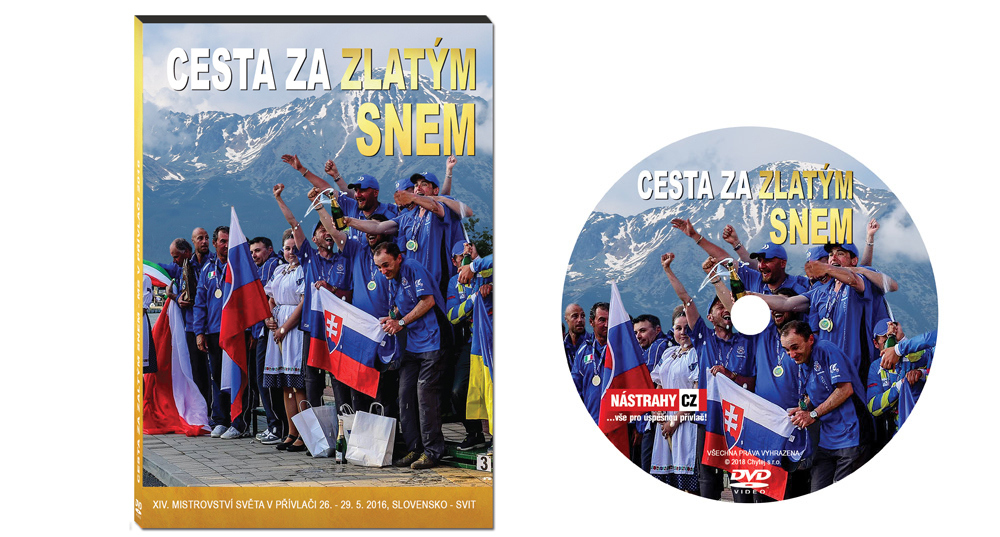 DVDCesta za zlatým snem - MS v přívlači, Slovensko 2016 - 110 minut DVDCesta za zlatým snem - MS v přívlači, Slovensko 2016 - 110 minut