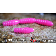TROUT GRUB L 3 x 25 mm REDBASS TROUT GRUB L 3 x 25 mm REDBASS