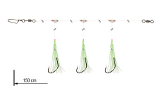 Cod and Pollack rig Grandwave Daiwa 150 cm - Octopus