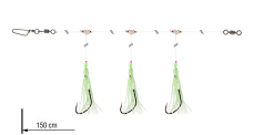 Cod and Pollack rig Grandwave Daiwa 150 cm - Octopus