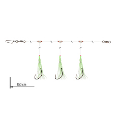 Cod and Pollack rig Grandwave Daiwa 150 cm - Octopus