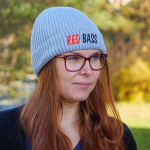 Winter knitted beanie REDBASS Classic