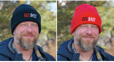 Winter knitted beanie REDBASS Exclusive