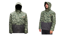 Jacket Gore-Tex® GRUNDÉNS Downrigger - Camo Green/Anchor