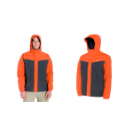 Jacket GRUNDÉNS Full Share - Orange/Grey