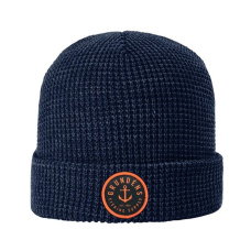Winter hat GRUNDÉNS Anchor Waffle Beanie - Navy