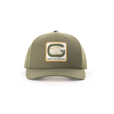 Cap GRUNDÉNS Bass Trucker - Army Olive