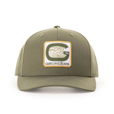 Cap GRUNDÉNS Bass Trucker - Army Olive