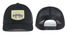 Cap GRUNDÉNS Bass Patch Trucker - Black