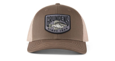 Cap GRUNDÉNS Crappie Patch Trucker - Driftwood/Khaki