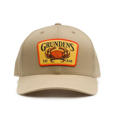 Cap GRUNDÉNS Eat Crab Trucker - Khaki / White